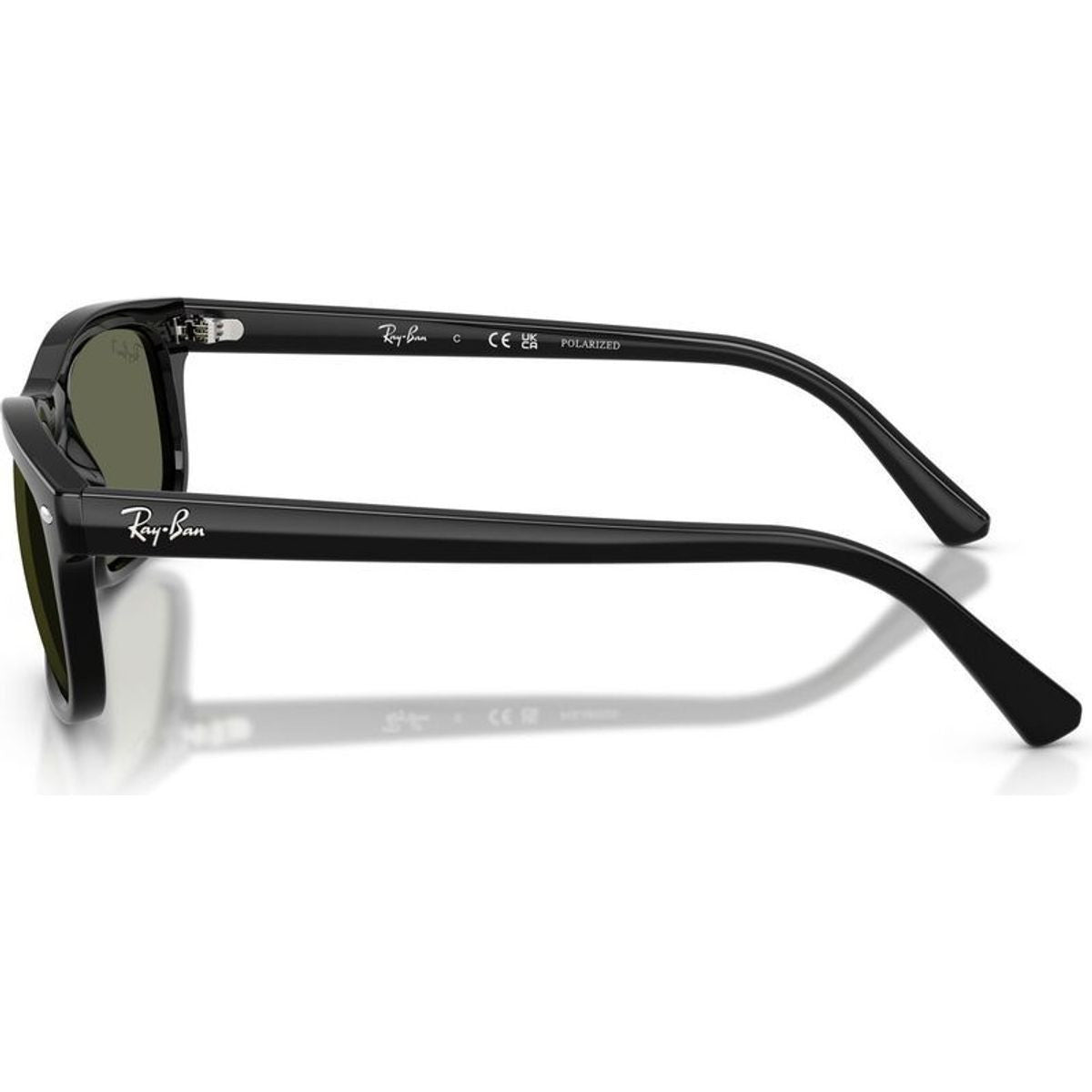 RB2224, Black/Green Polarised Glass Lenses 60 Eye Size