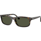 RB2224, Havana/Green Glass Lenses 57 Eye Size