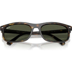 RB2224, Havana/Green Glass Lenses 57 Eye Size