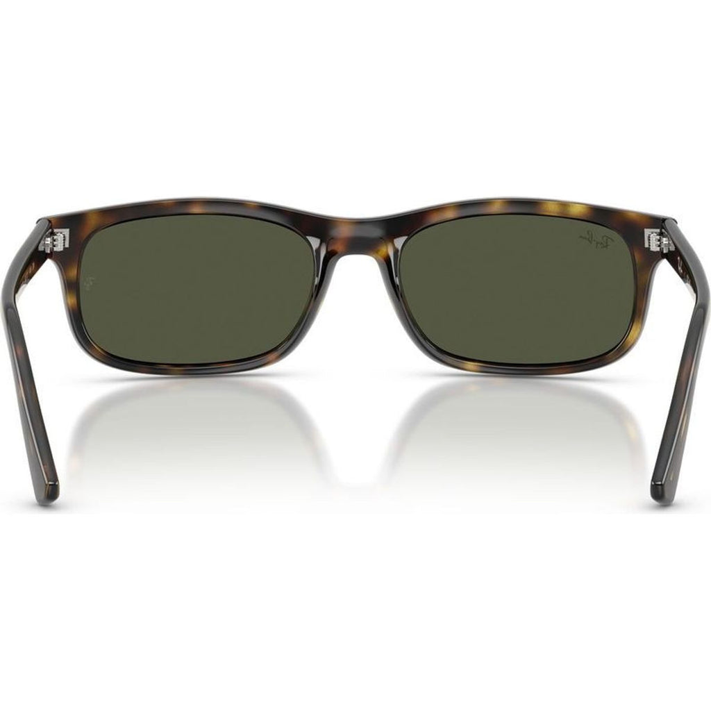 RB2224, Havana/Green Glass Lenses 57 Eye Size