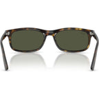 RB2224, Havana/Green Glass Lenses 57 Eye Size