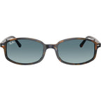 RB2232, Yellow and Blue Havana/Blue Grey Gradient Glass Lenses 54 Eye Size