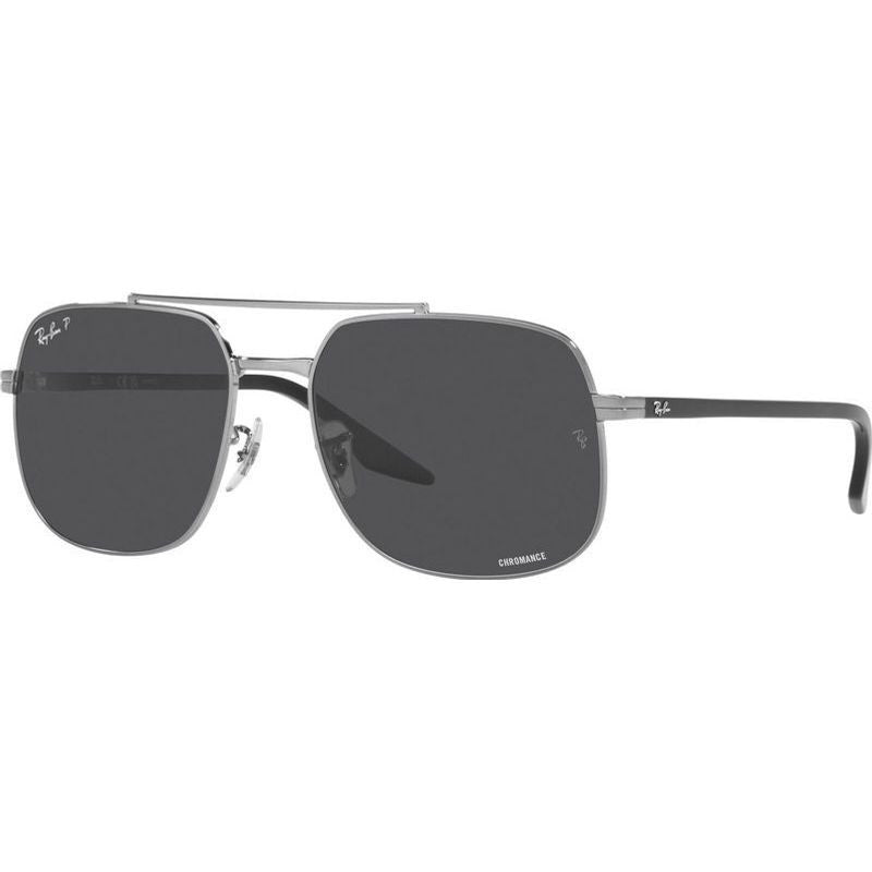 RB3699, Gunmetal/Dark Grey Glass Polarised Lenses