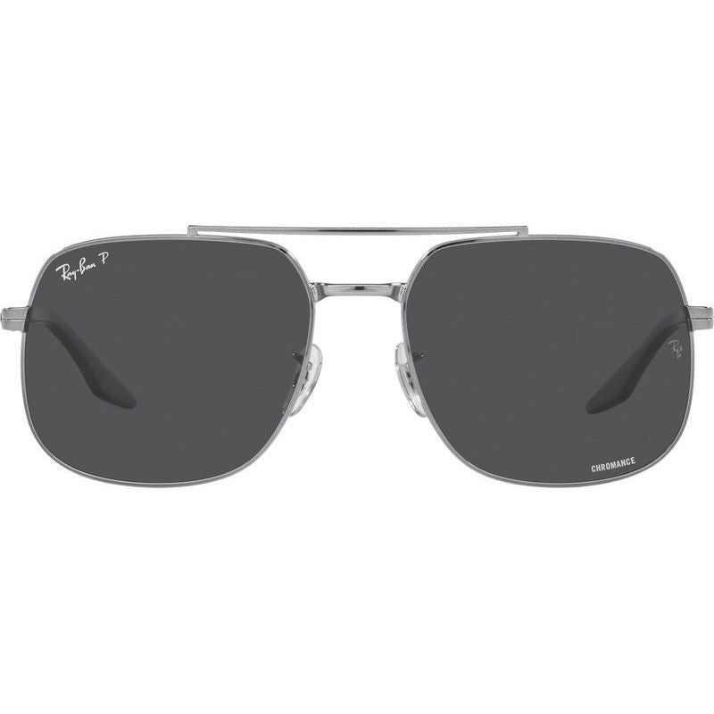RB3699, Gunmetal/Dark Grey Glass Polarised Lenses
