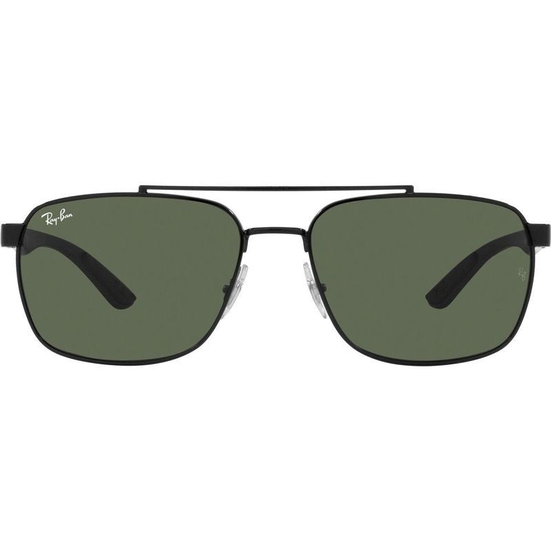RB3701, Black/Dark Green Lenses
