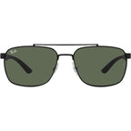 RB3701, Black/Dark Green Lenses