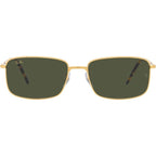 RB3717, Legend Gold/Green Glass Lenses 57 Eye Size