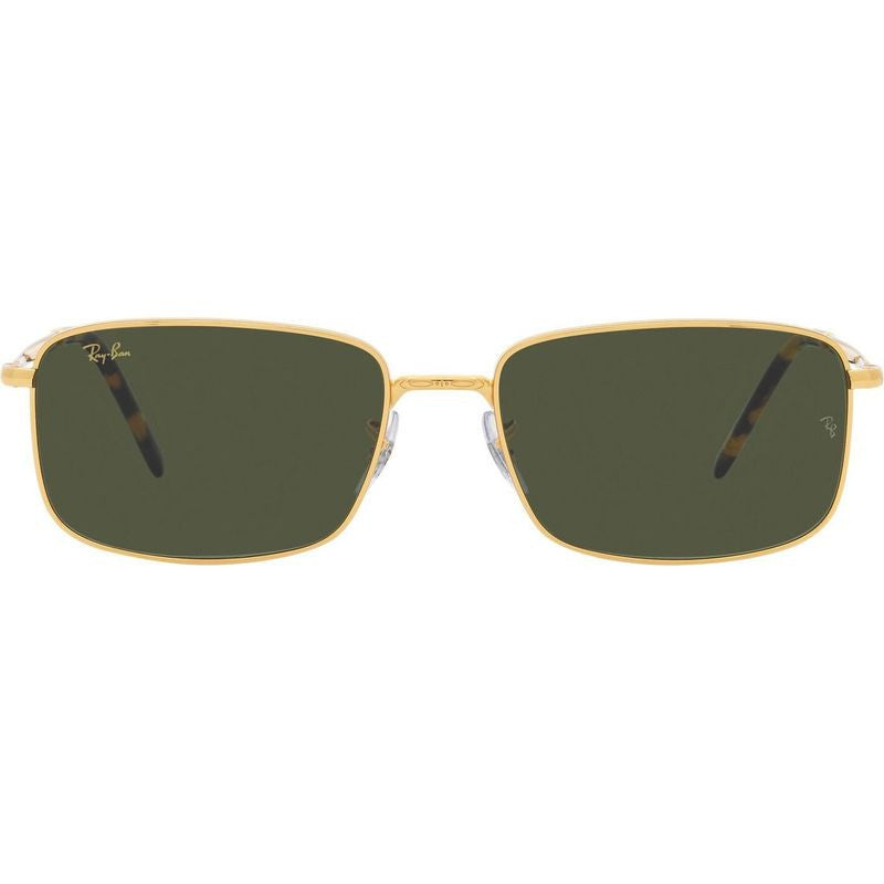 RB3717, Legend Gold/Green Glass Lenses 57 Eye Size