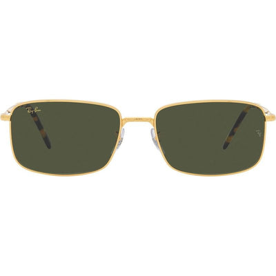 RB3717, Legend Gold/Green Glass Lenses 57 Eye Size