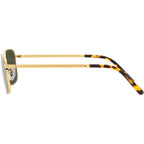 RB3717, Legend Gold/Green Glass Lenses 57 Eye Size