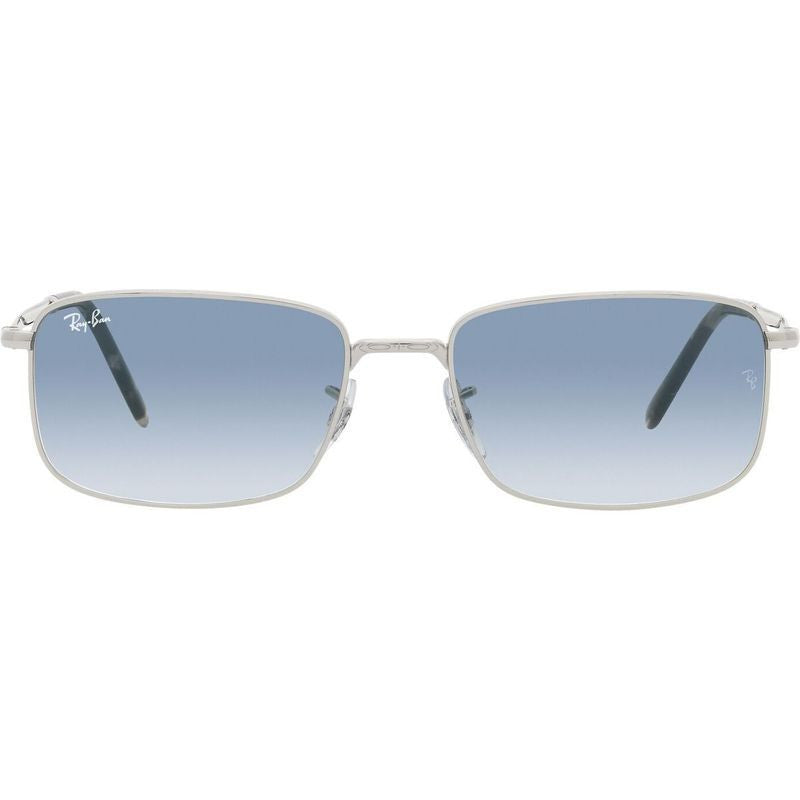 RB3717, Silver/Blue Gradient Glass Lenses 57 Eye Size