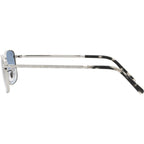 RB3717, Silver/Blue Gradient Glass Lenses 57 Eye Size