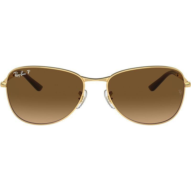 RB3733, Arista/Brown Gradient Polarised Glass Lenses 56 Eye Size