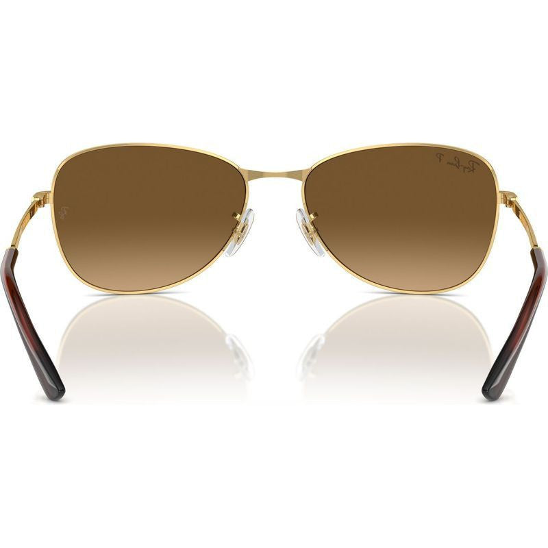 RB3733, Arista/Brown Gradient Polarised Glass Lenses 56 Eye Size