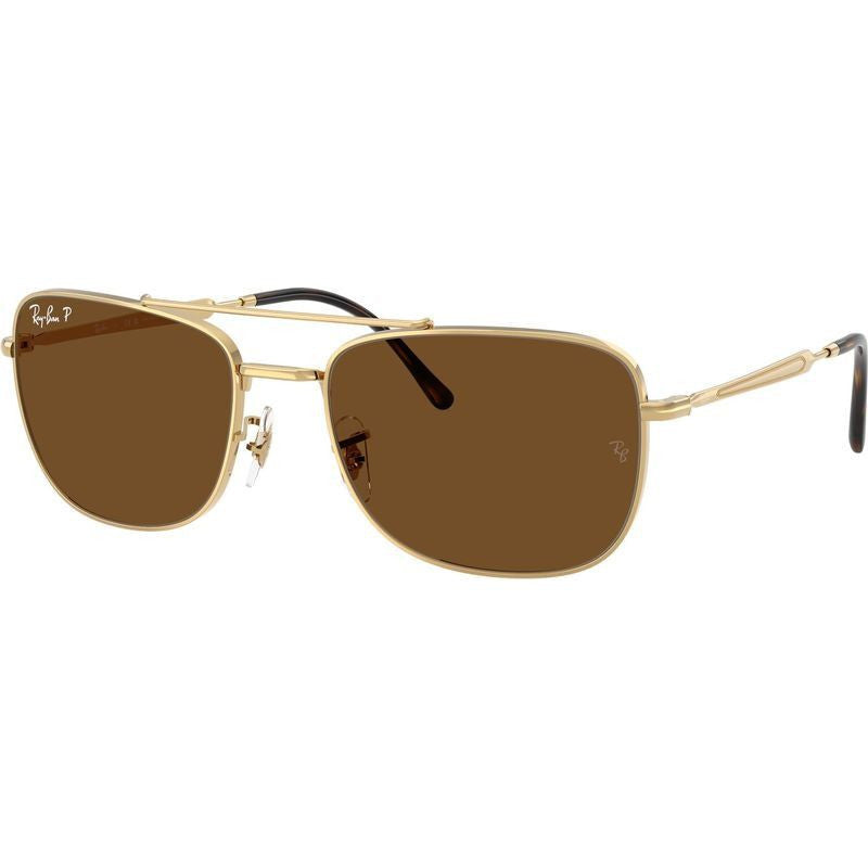 RB3755, Arista/Brown Polarised Glass Lenses 59 Eye Size