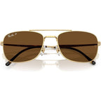 RB3755, Arista/Brown Polarised Glass Lenses 59 Eye Size