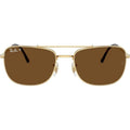 RB3755, Arista/Brown Polarised Glass Lenses 59 Eye Size