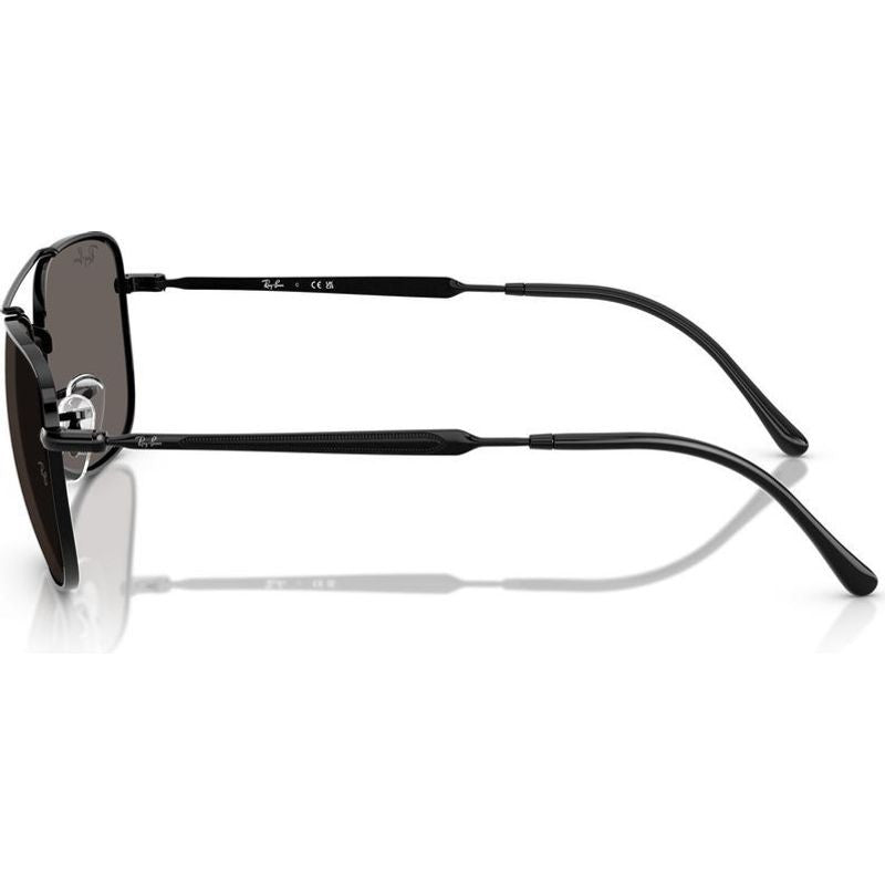 RB3755, Black/Dark Grey Glass Lenses 59 Eye Size