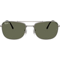 RB3755, Gunmetal/Green Polarised Glass Lenses 59 Eye Size
