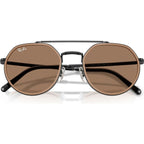 RB3765, Black/Brown Glass Lenses
