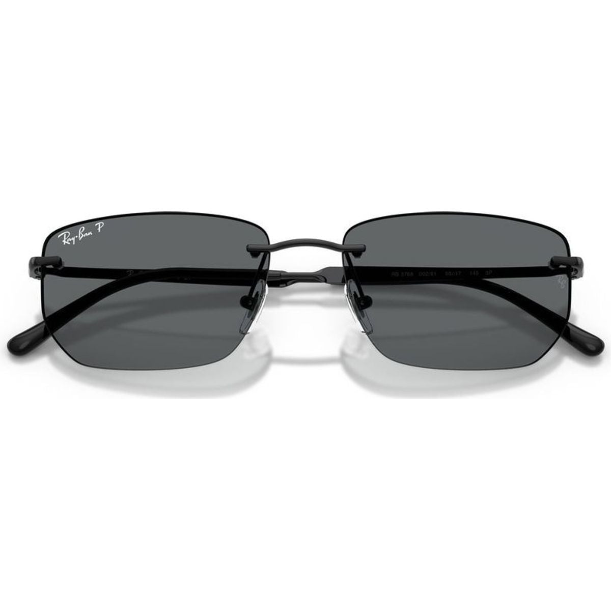 RB3768, Black/Dark Grey Polarised Lenses
