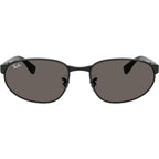 RB3777, Black/Dark Grey Glass Lenses 59 Eye Size