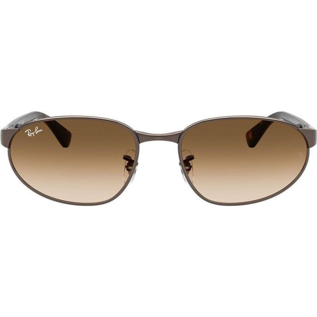 RB3777, Copper/Clear Brown Gradient Glass Lenses 56 Eye Size