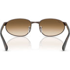 RB3777, Copper/Clear Brown Gradient Glass Lenses 59 Eye Size