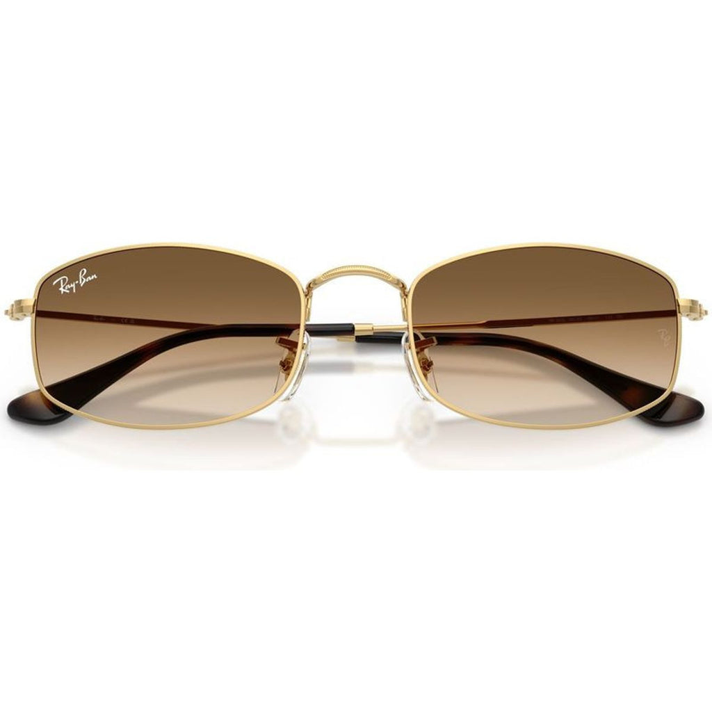 RB3832, Arista/Brown Clear Gradient Glass Lenses 55 Eye Size