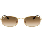 RB3832, Arista/Brown Clear Gradient Glass Lenses 55 Eye Size