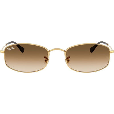 RB3832, Arista/Brown Clear Gradient Glass Lenses 55 Eye Size