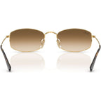 RB3832, Arista/Brown Clear Gradient Glass Lenses 55 Eye Size