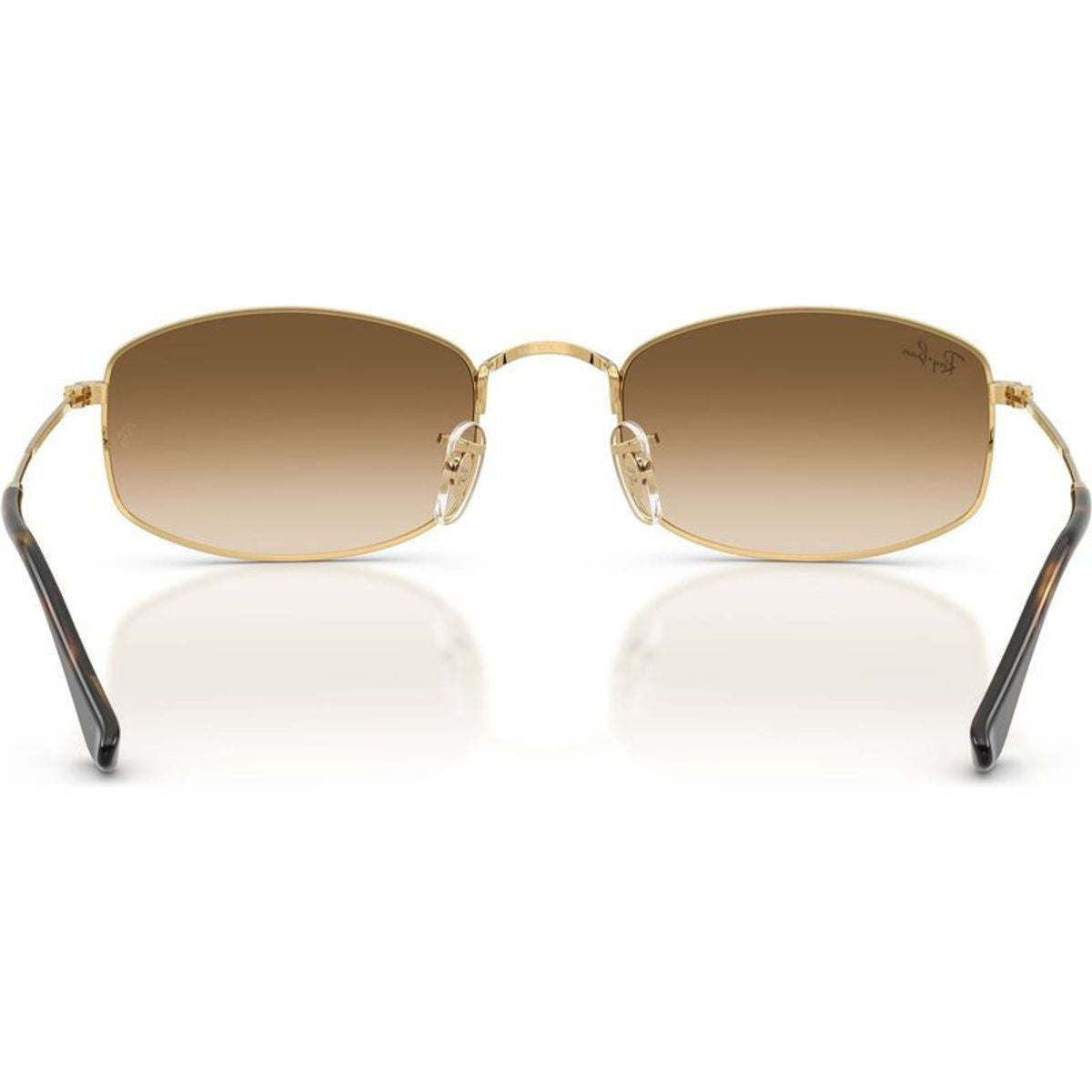 RB3832, Arista/Brown Clear Gradient Glass Lenses 55 Eye Size