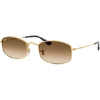 RB3832, Arista/Brown Clear Gradient Glass Lenses 52 Eye Size