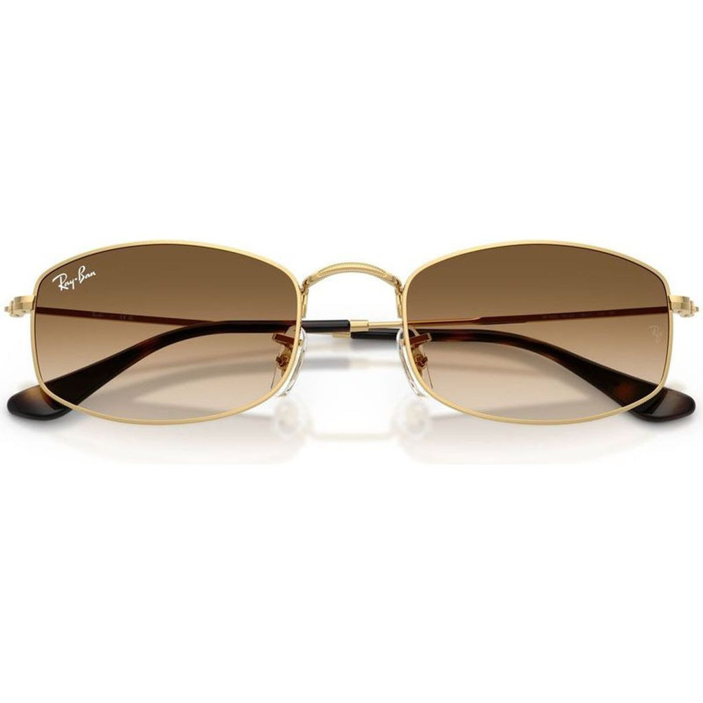 RB3832, Arista/Brown Clear Gradient Glass Lenses 52 Eye Size