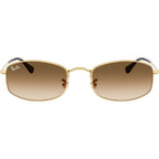 RB3832, Arista/Brown Clear Gradient Glass Lenses 52 Eye Size