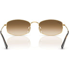 RB3832, Arista/Brown Clear Gradient Glass Lenses 52 Eye Size