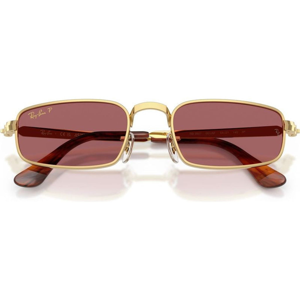 RB3927, Arista/Purple Polarised Glass Lenses