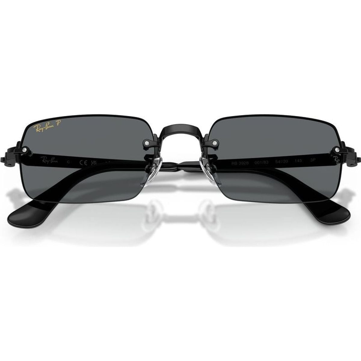 RB3928, Black/Dark Grey Polarised Lenses