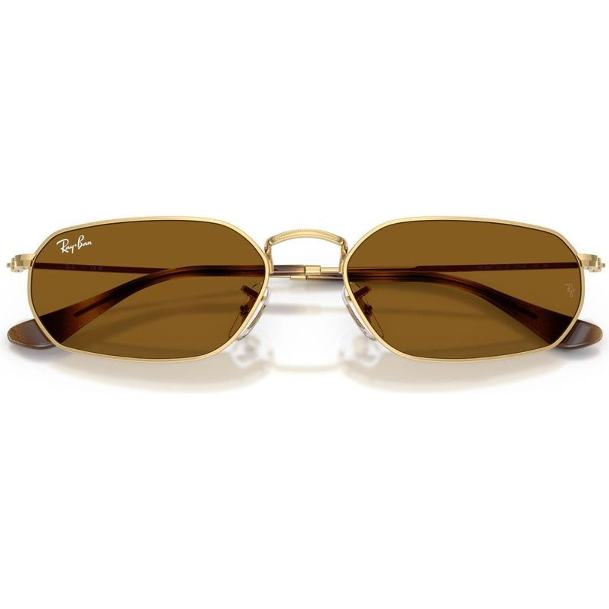 RB3947, Arista/Brown Glass Lenses 57 Eye Size
