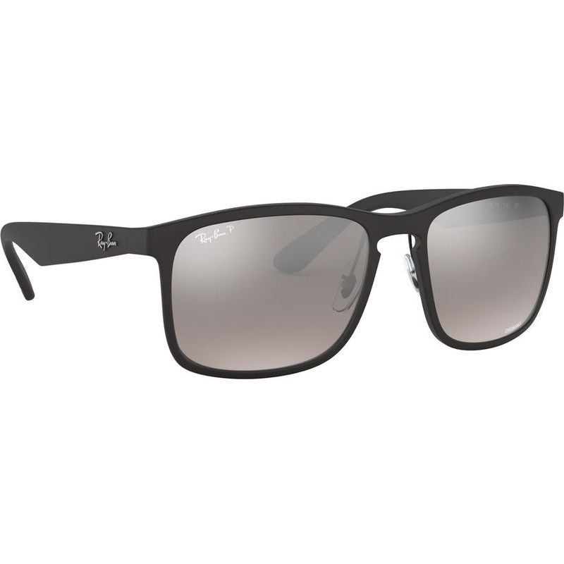 RB4264, Matte Black/Grey Gradient Mirror Polarised Lenses
