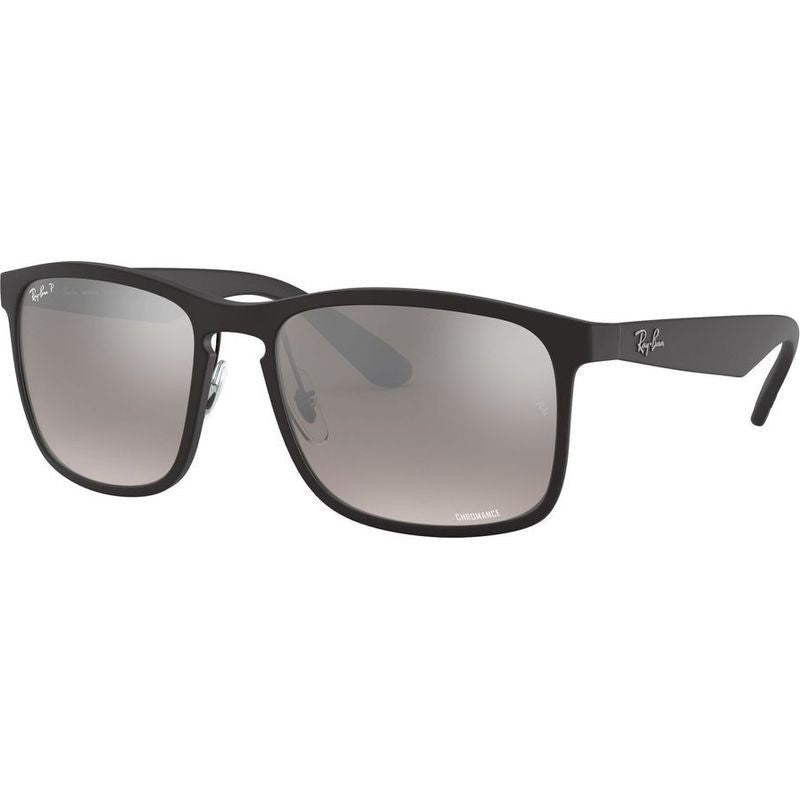 RB4264, Matte Black/Grey Gradient Mirror Polarised Lenses