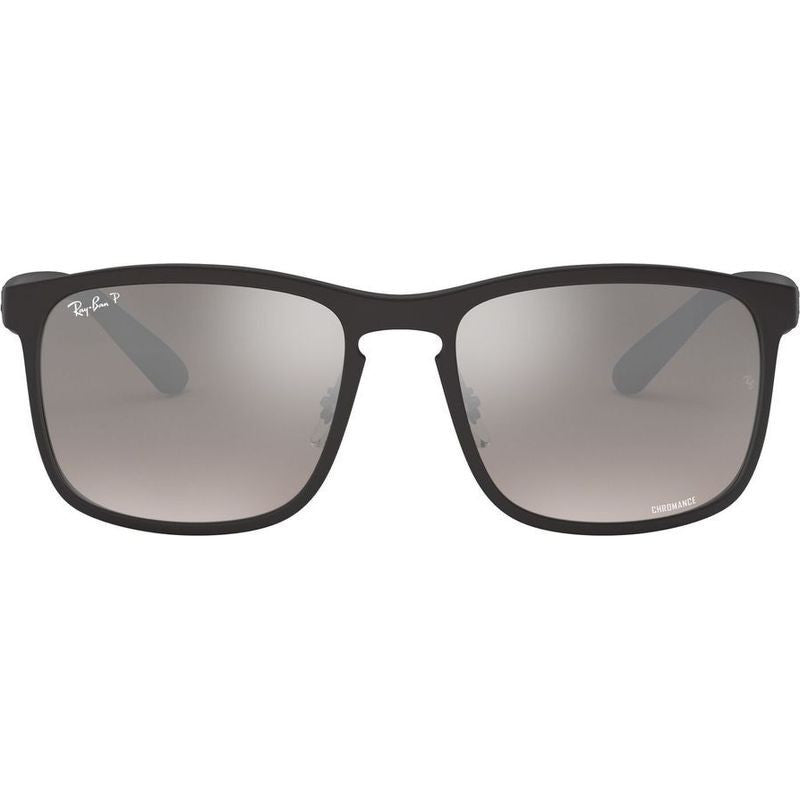RB4264, Matte Black/Grey Gradient Mirror Polarised Lenses