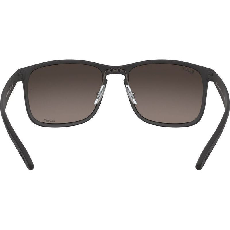 RB4264, Matte Black/Grey Gradient Mirror Polarised Lenses
