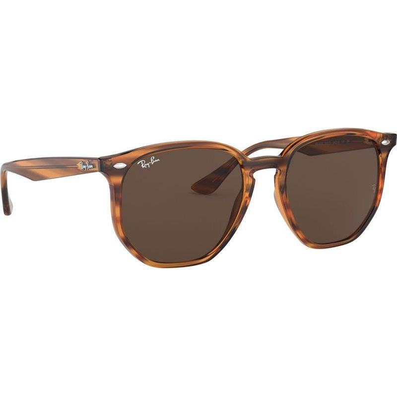 RB4306, Striped Havana/Dark Brown Lenses