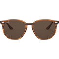 RB4306, Striped Havana/Dark Brown Lenses