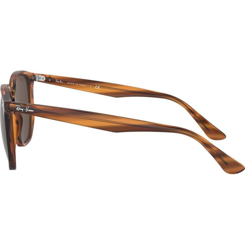 RB4306, Striped Havana/Dark Brown Lenses