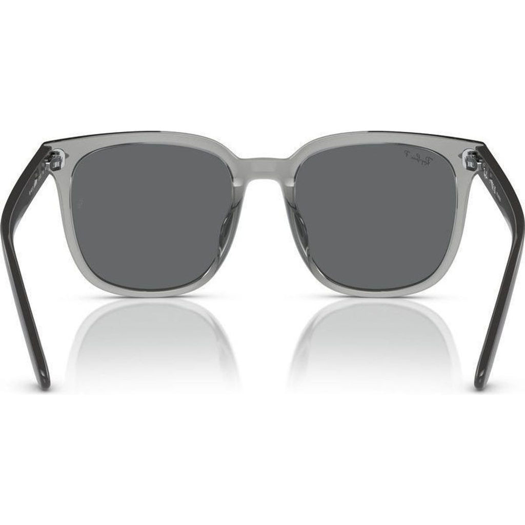 RB4401D, Transparent Grey/Dark Grey Polarised Lenses 55 Eye Size