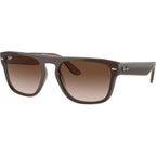 RB4407, Brown and Transparent Beige/Brown Gradient Lenses