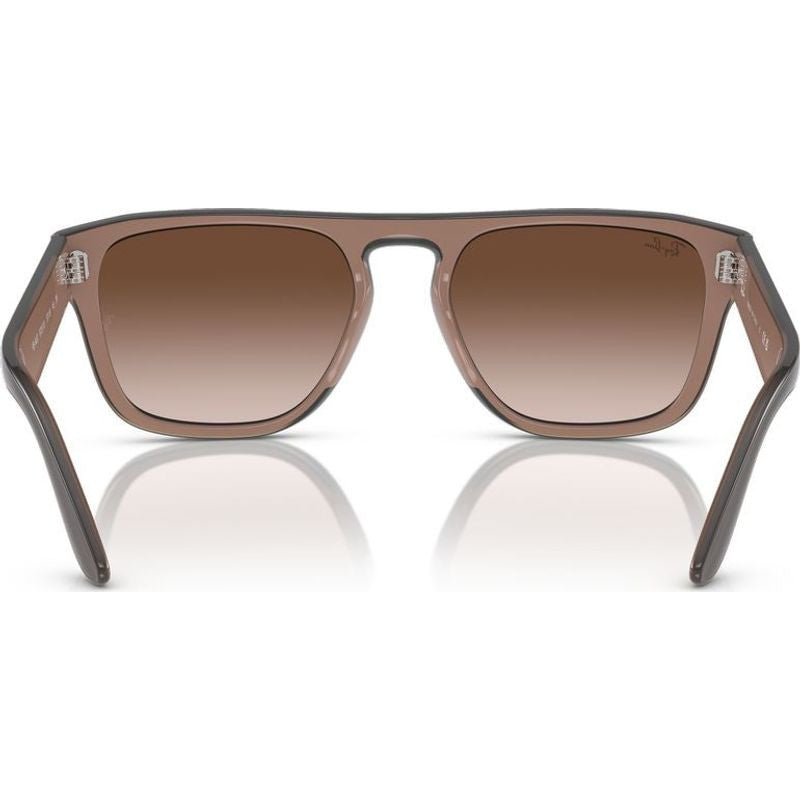RB4407, Brown and Transparent Beige/Brown Gradient Lenses